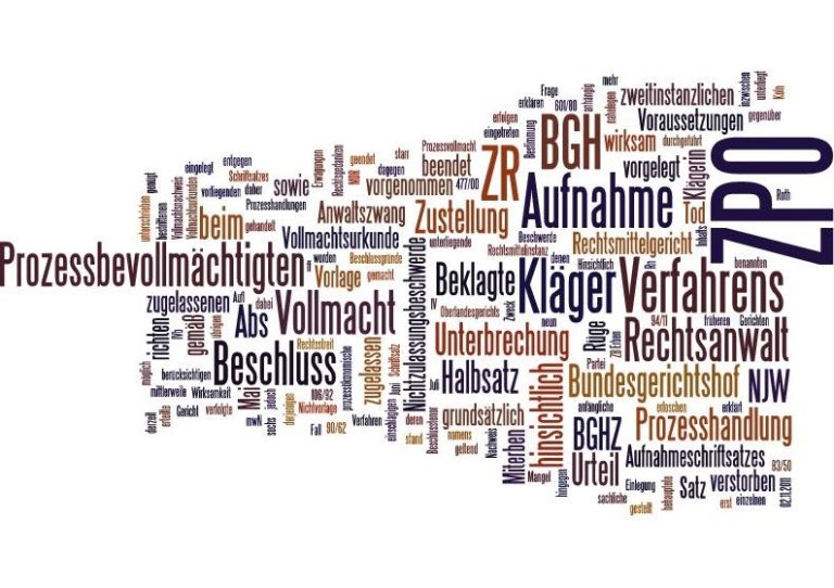 Wiederaufnahme Prozess durchen einen Miterben