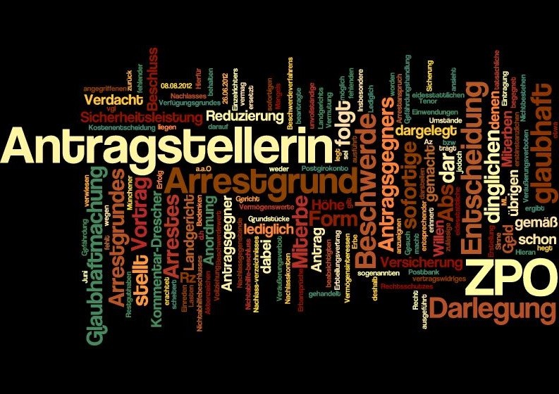 Erbrecht dinglicher Arrest