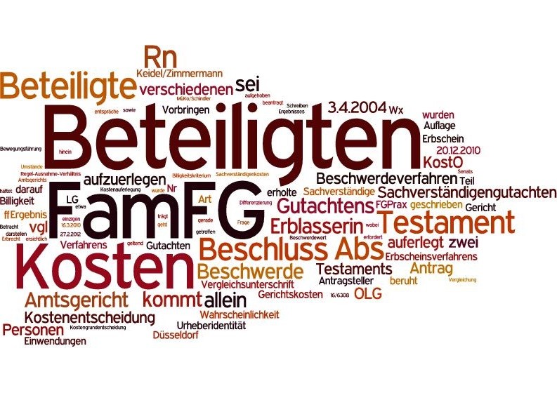 Kostentragungspflicht für ein Schriftsachverständigengutachten
