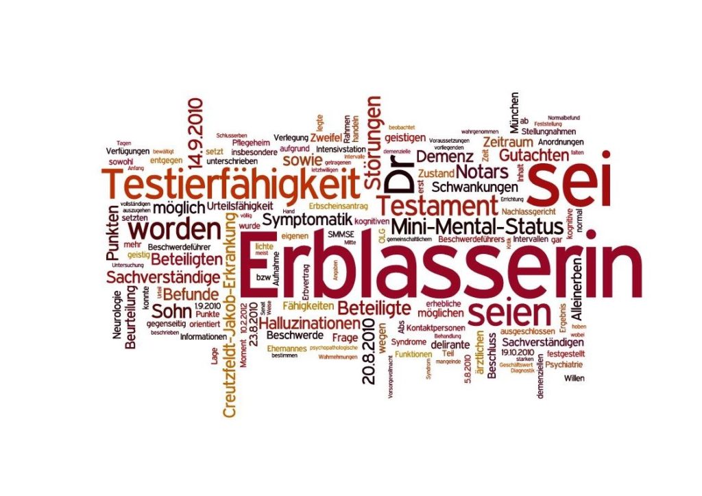 Testierfahigkeit Demenz