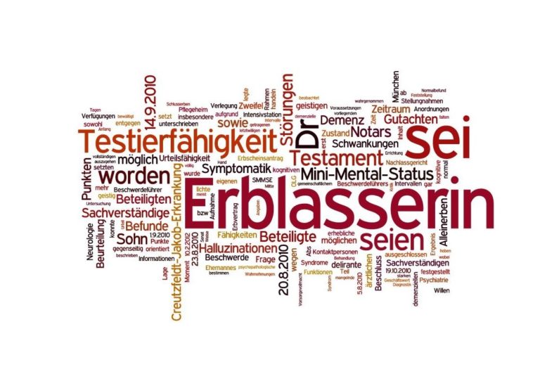 Testierfahigkeit Demenz