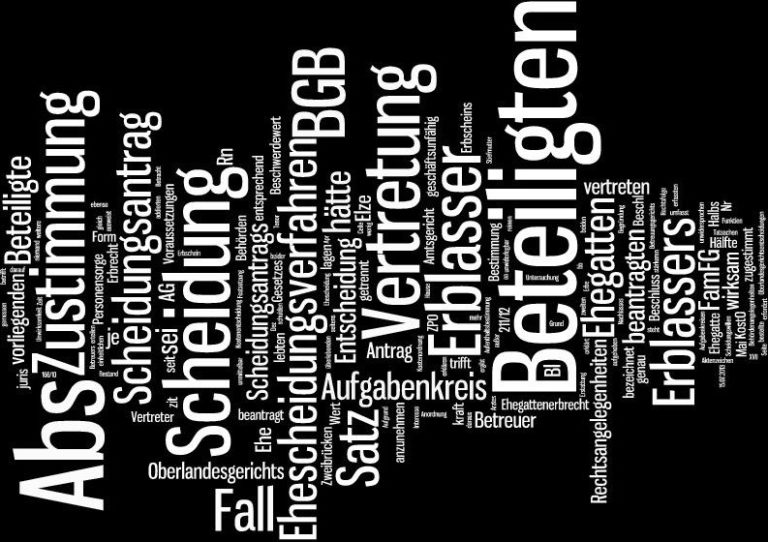 Ehegattenerbrecht Scheidung Zustimmung
