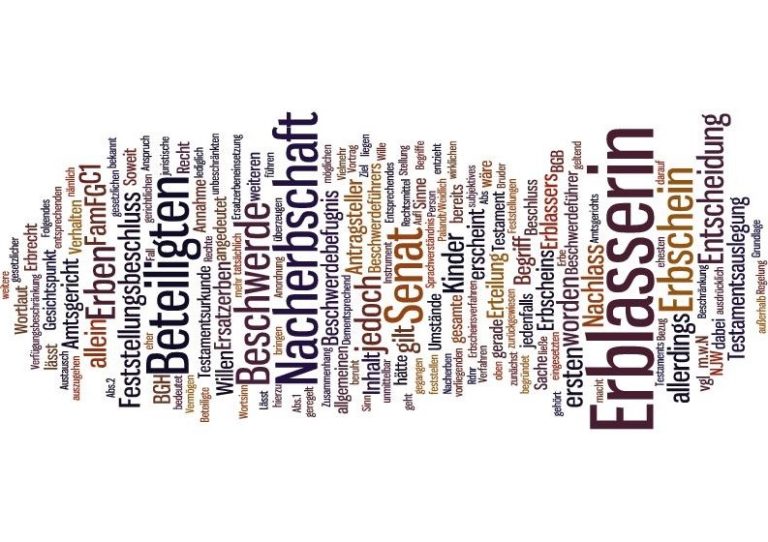 Erbschein Testamentsauslegung Beschwerdebefugnis