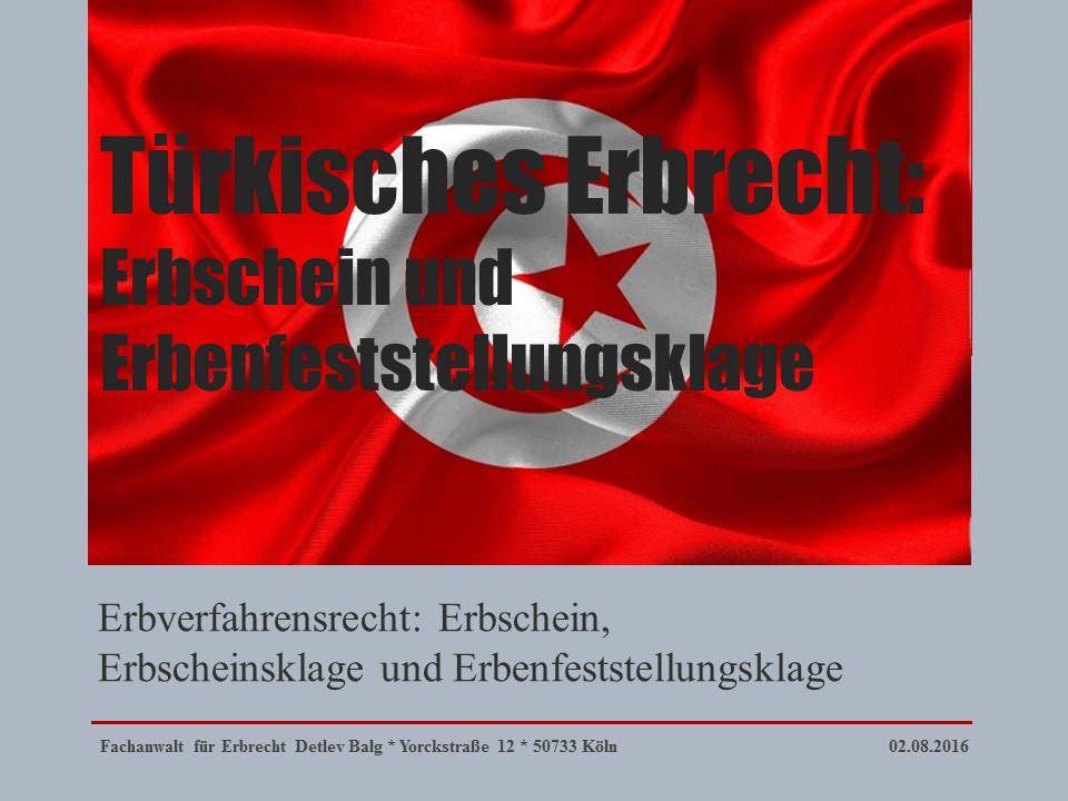 Erbverfahrensrecht: Erbschein, Erbscheinsklage und Erbenfeststellungsklage