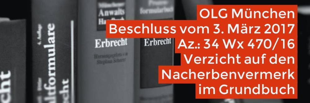 Erbrecht: Grundbuch Nacherbenvermerk Verzicht | Der Verzicht auf den Nacherbenvermerk im Grundbuch berührt die Nachlasszugehörigkeit der Immobilie nicht - Rechtsanwalt Erbrecht Köln
