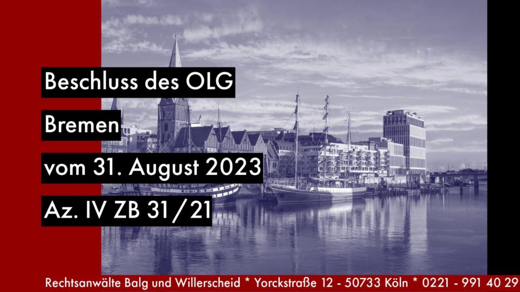 Der bevollmächtigte Erbe | Fortbestand der Gültigkeit einer notariellen Vollmacht für den Erben nach dem Erbfall | Beschluss des OLG Bremen vom 31.08.2023 Aktenzeichen: 3 W 15/23
